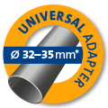 Univerzální adaptér Ø 32–35 mm